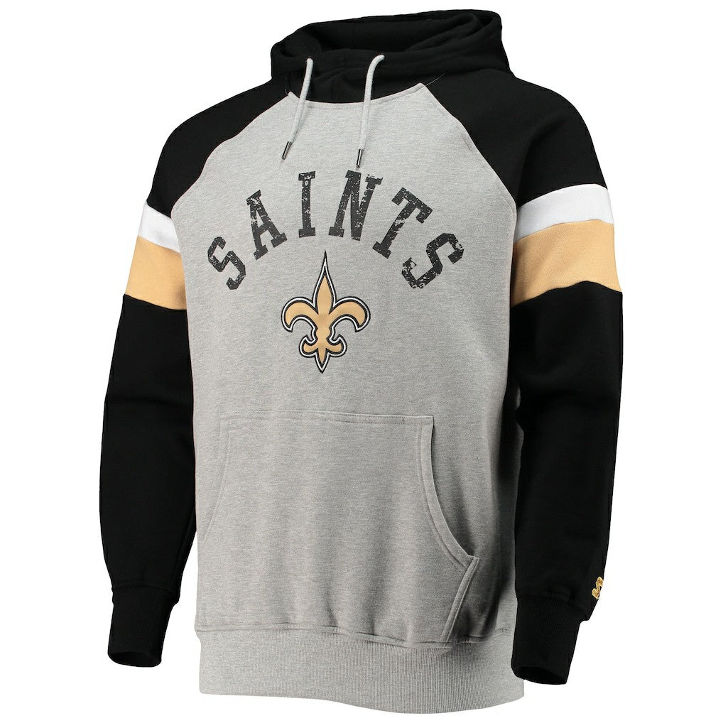 NFL New Orleans Saints Starter Home Run Raglan Pullover Hoodie