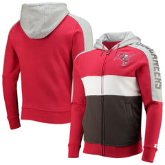 NFL Tampa Bay Buccaneers Starter Playoffs Color Block Full-Zip Hoodie