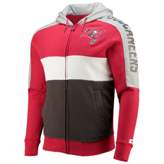 NFL Tampa Bay Buccaneers Starter Playoffs Color Block Full-Zip Hoodie