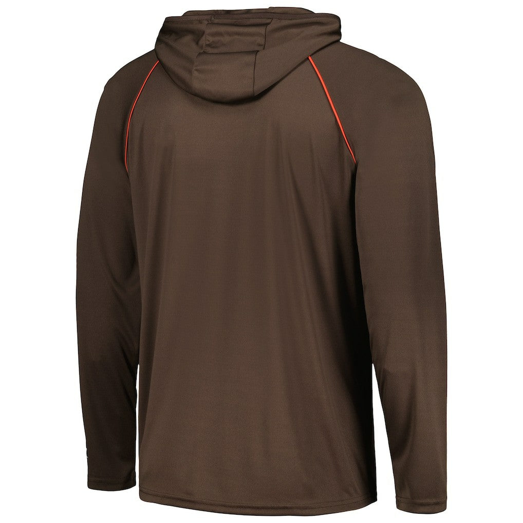 NFL Cleveland Browns Starter Raglan Long Sleeve Hoodie T-Shirt