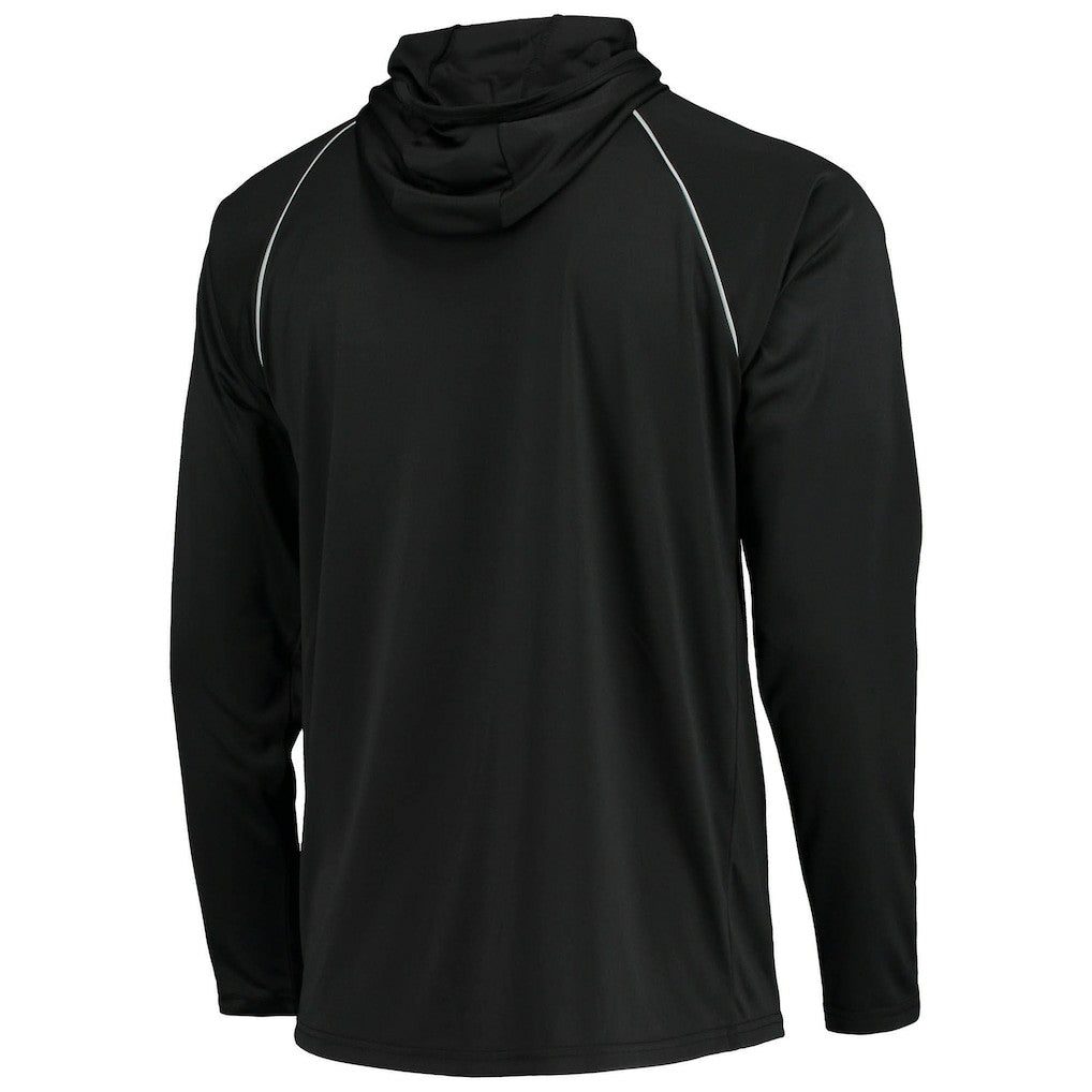 NFL Las Vegas Raiders Starter Raglan Long Sleeve Hoodie T-Shirt