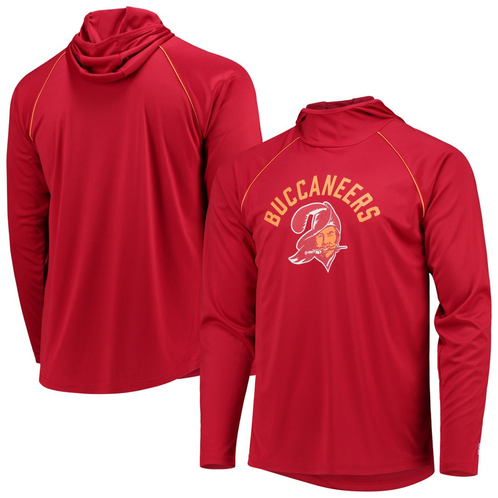 NFL Tampa Bay Buccaneers Starter Throwback Raglan Hoodie Long Sleeve T-Shirt