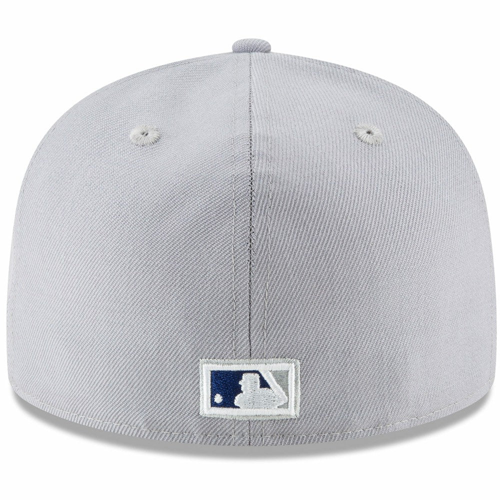 Los Angeles Dodgers Cooperstown Collection Logo 59FIFTY Fitted Hat - Gray | New Era