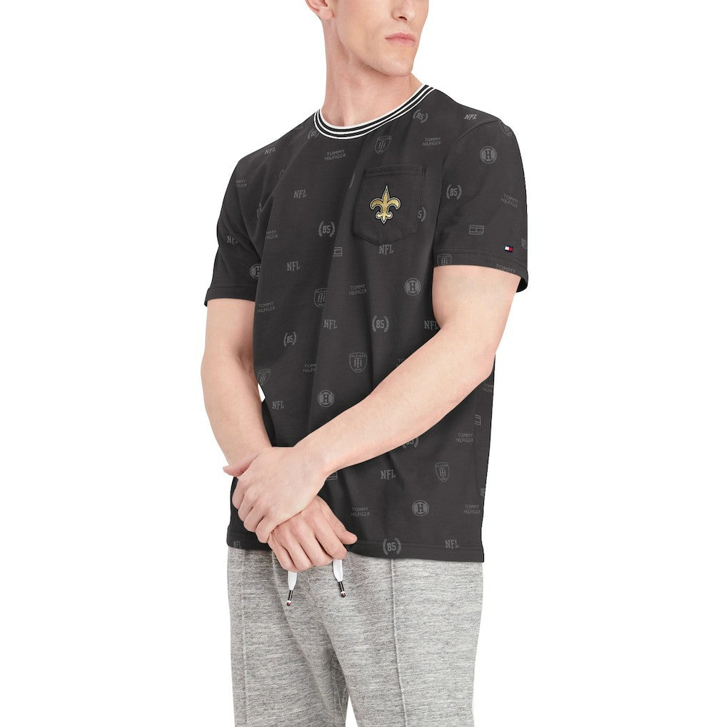 NFL New Orleans Saints Tommy Hilfiger Essential Pocket T-Shirt