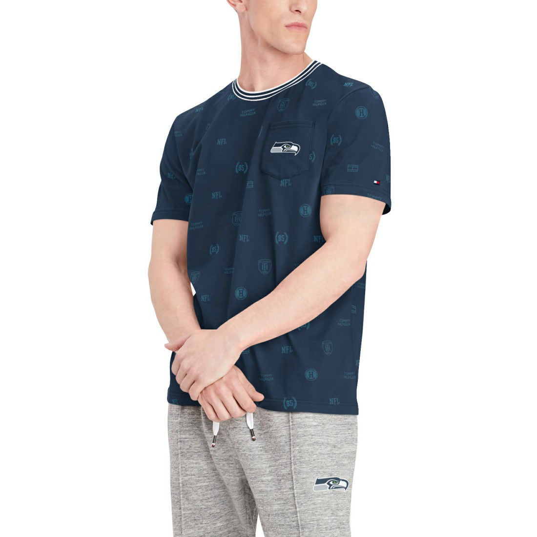NFL Seattle Seahawks Tommy Hilfiger Essential Pocket T-Shirt