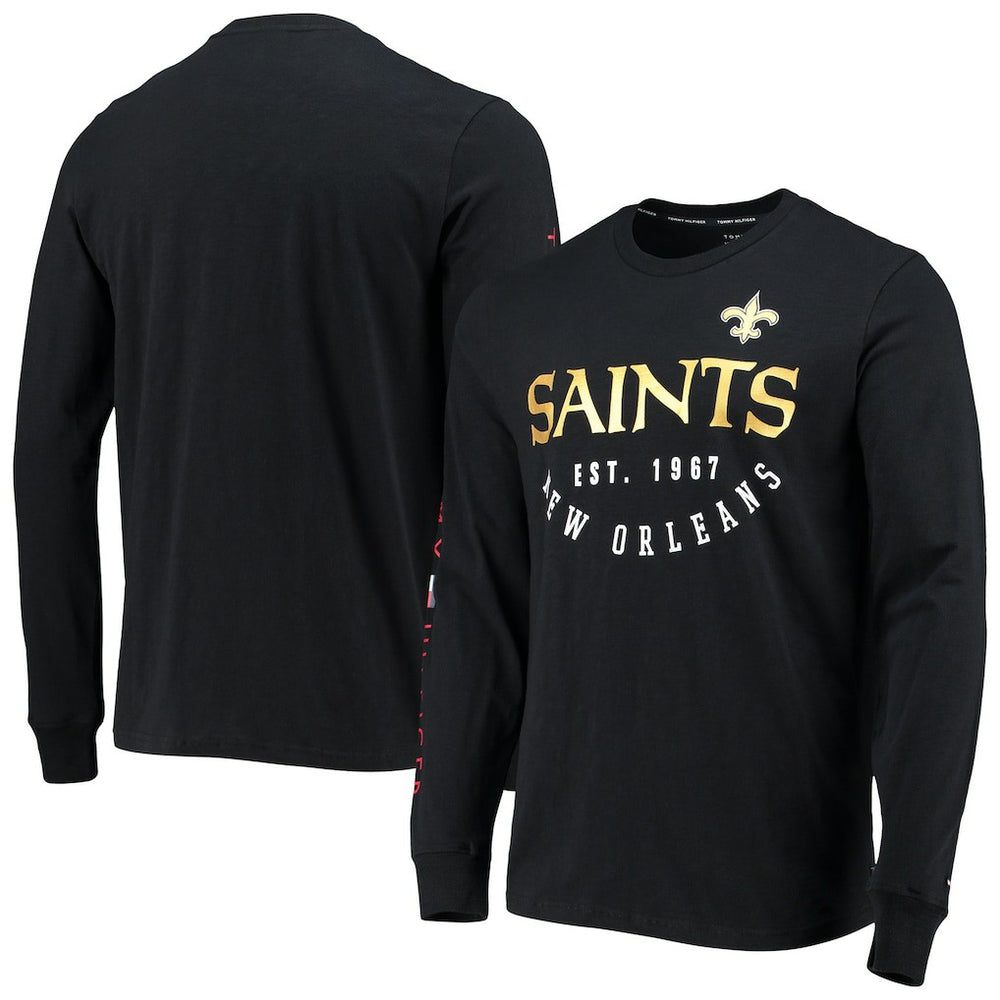 NFL New Orleans Saints Tommy Hilfiger Peter Long Sleeve T-Shirt
