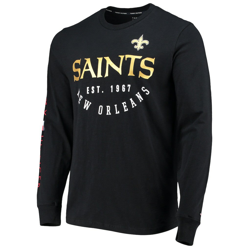 NFL New Orleans Saints Tommy Hilfiger Peter Long Sleeve T-Shirt