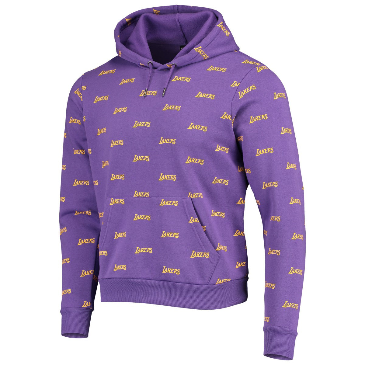 Los Angeles Lakers The Wild Collective Unisex Allover Logo Pullover Hoodie - Purple sale