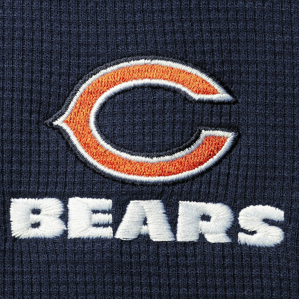 NFL Chicago Bears Dunbrooke Logo Maverick Thermal Henley Long Sleeve T-Shirt