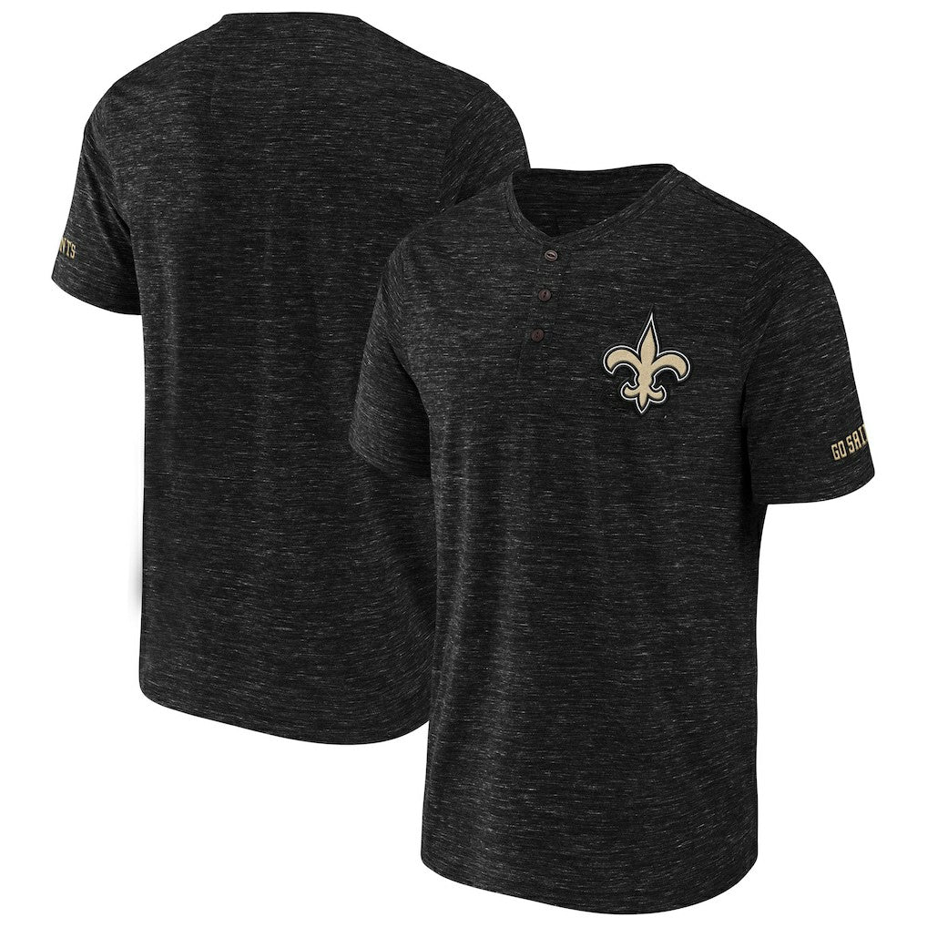 NFL New Orleans Saints NFL x Darius Rucker Collection Slub Henley T-Shirt