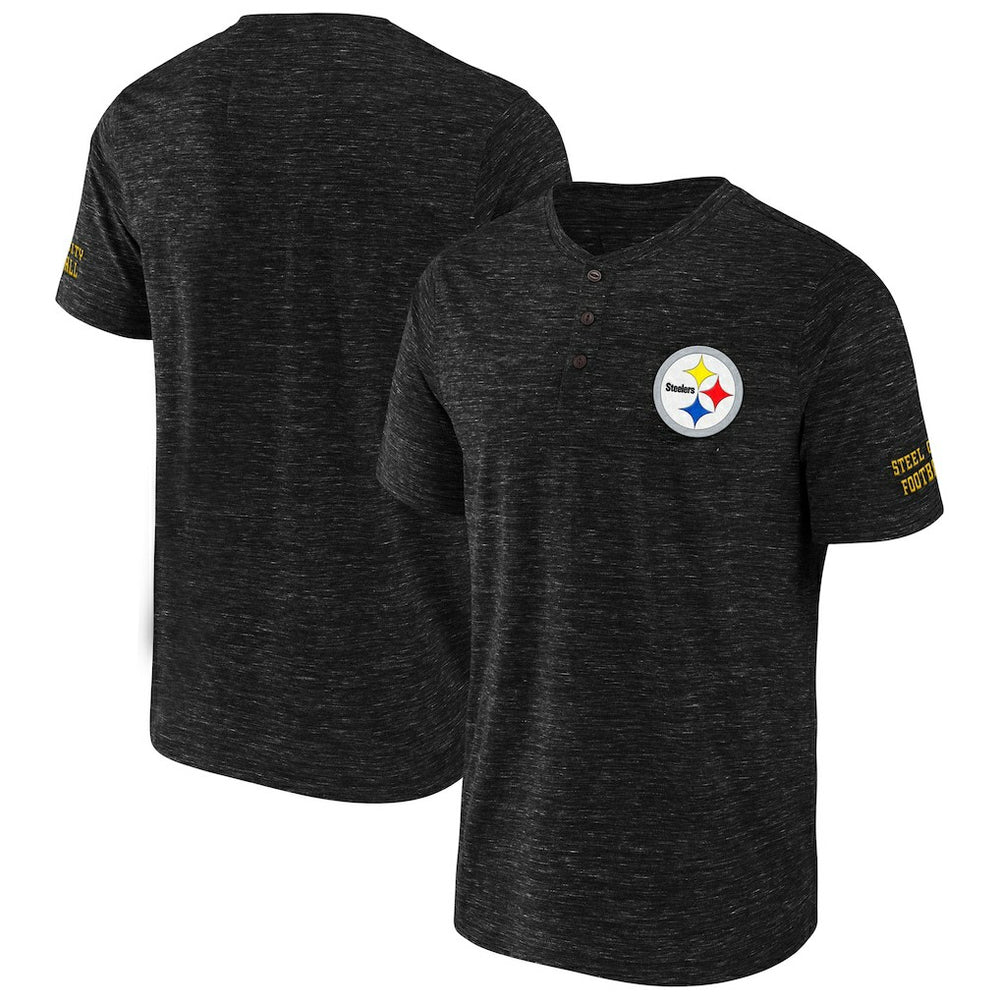 NFL Pittsburgh Steelers NFL x Darius Rucker Collection Slub Henley T-Shirt