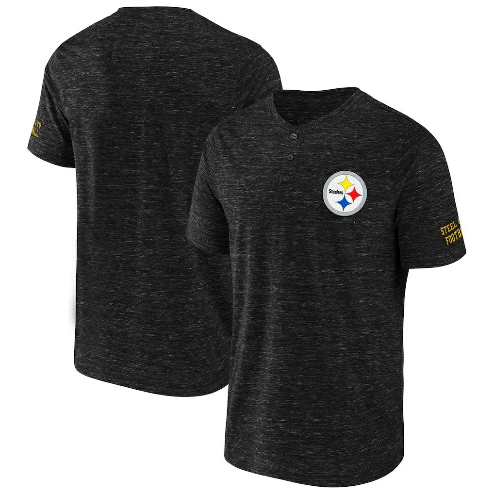 NFL Pittsburgh Steelers NFL x Darius Rucker Collection Slub Henley T-Shirt