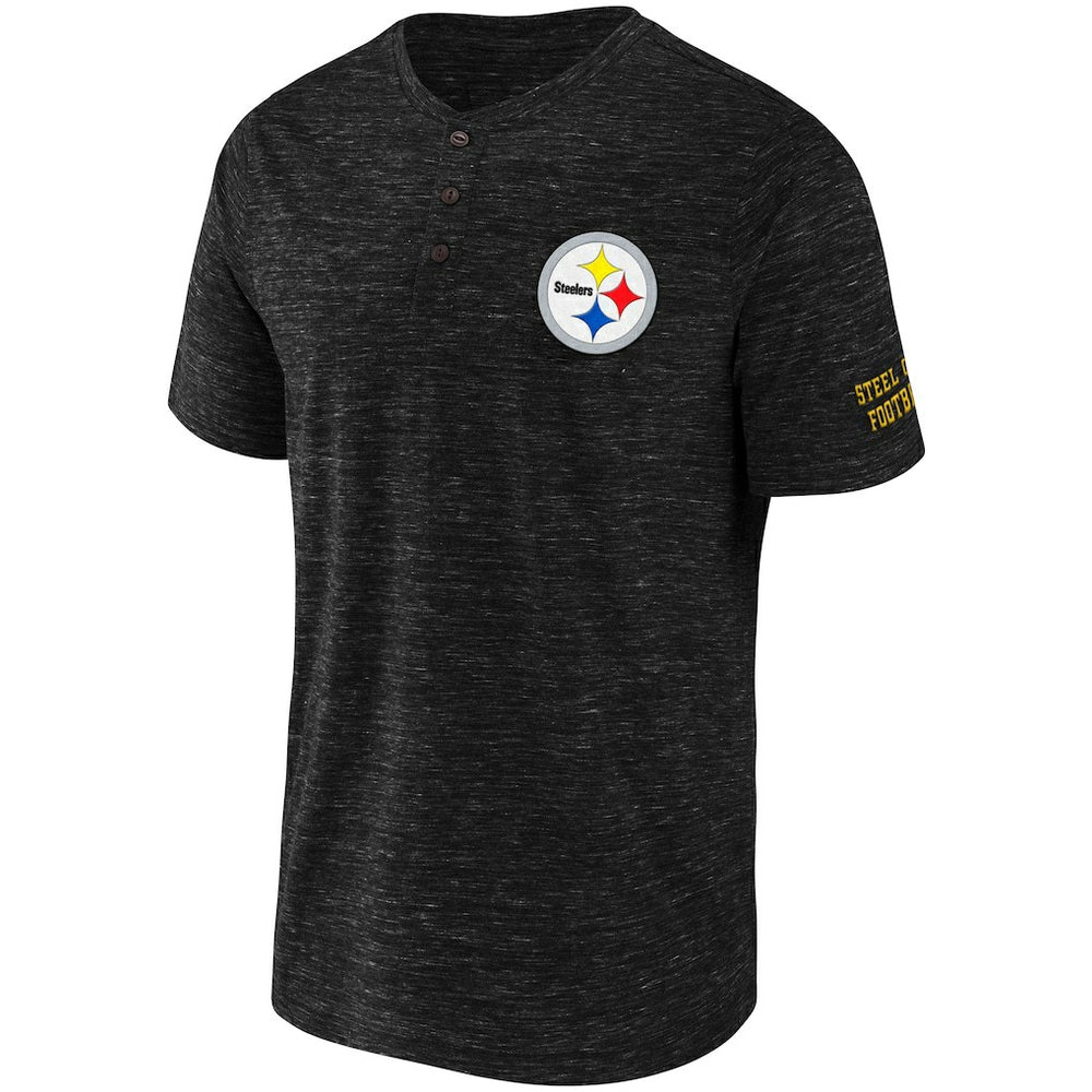 NFL Pittsburgh Steelers NFL x Darius Rucker Collection Slub Henley T-Shirt