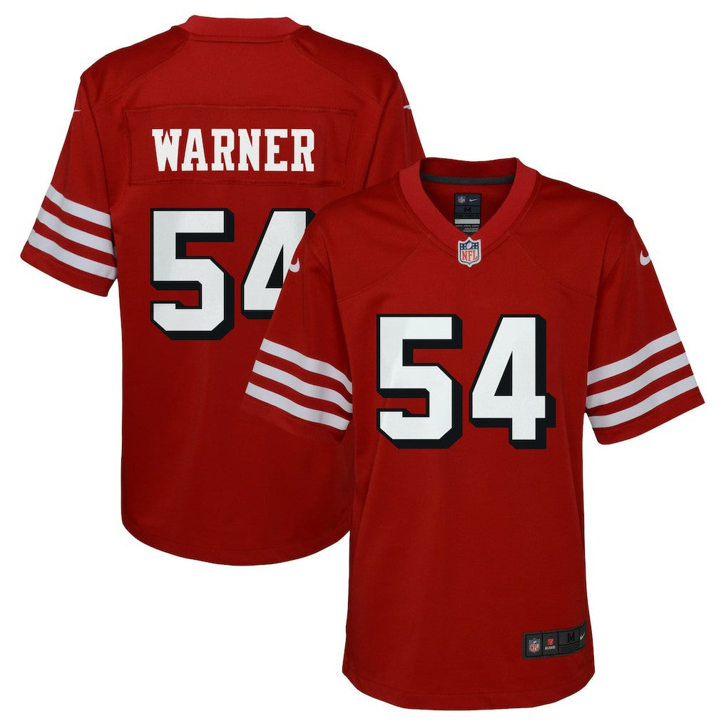 NFL San Francisco 49ers Fred Warner  Youth Game Jersey