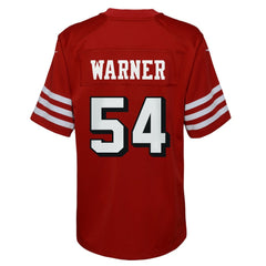 NFL San Francisco 49ers Fred Warner  Youth Game Jersey
