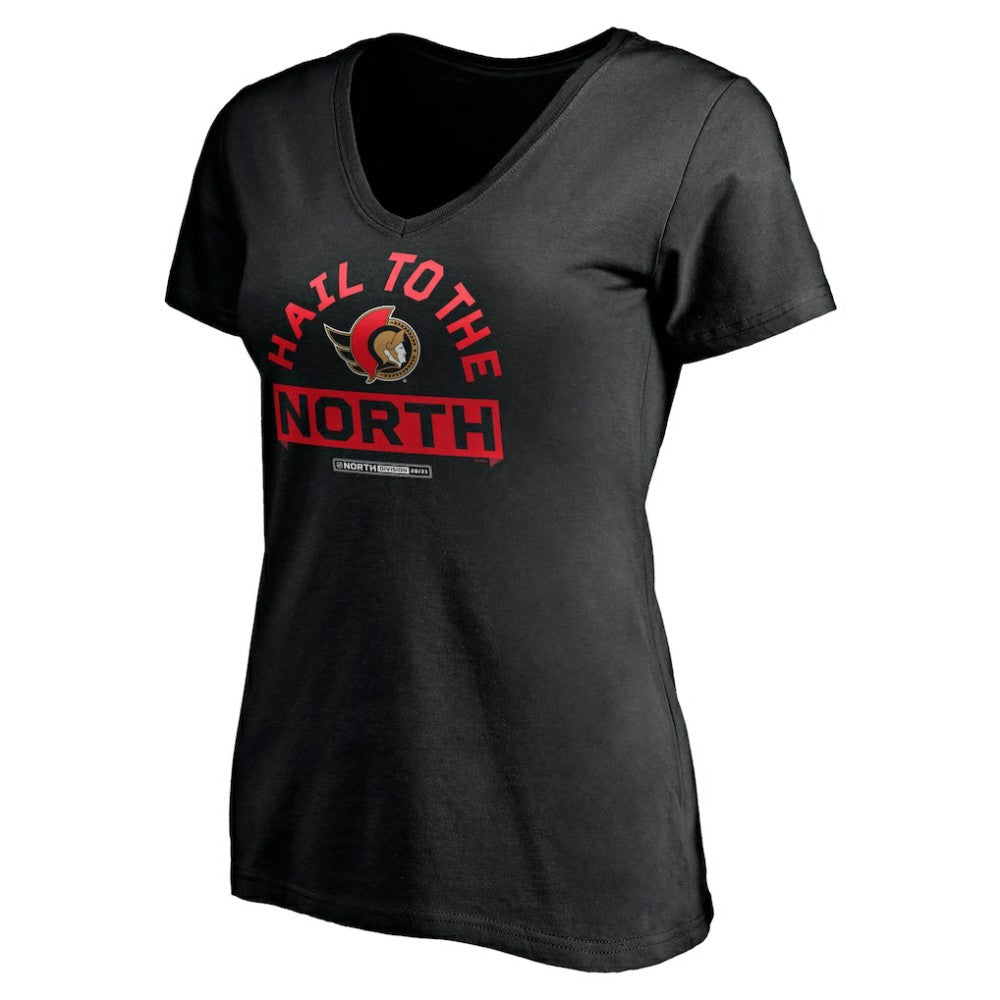 Ottawa Senators Women's Hail to the North V-Neck T-Shirt