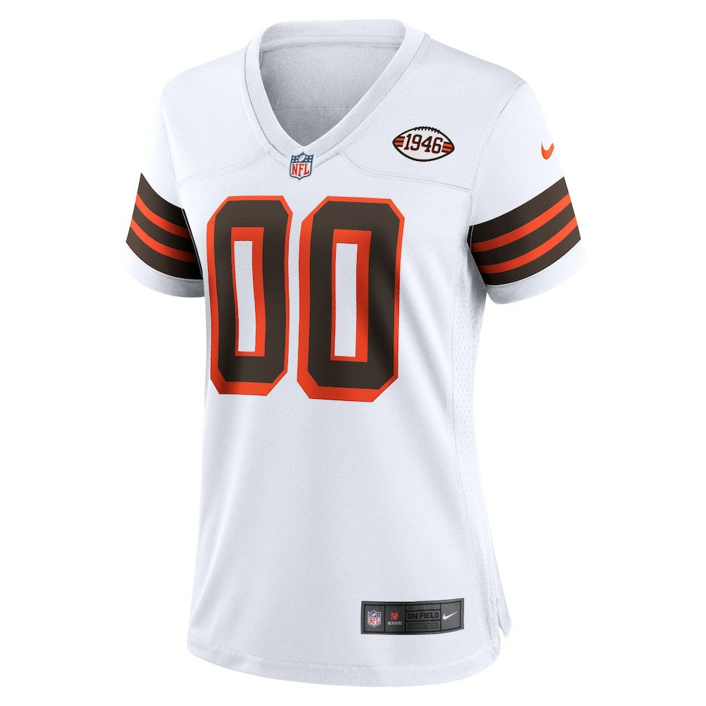 NFL Cleveland Browns Women's 1946 Collection Alternate Custom Jersey