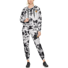 NFL Minnesota Vikings DKNY Sport Women's Dakota Oversized Tie-Dye Half-Zip Hoodie