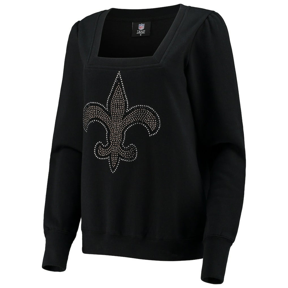 NFL New Orleans Saints Cuce Women's Winners Square Neck Pullover Sweatshirt