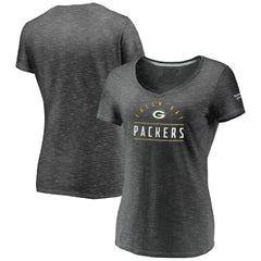 NFL Green Bay Packers Women's League Leader Space Dye V-Neck T-Shirt