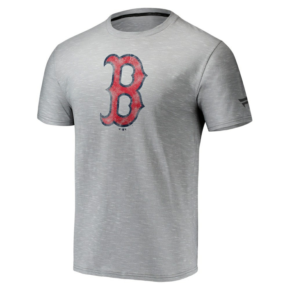 Boston Red Sox Team Logo Space-Dye T-Shirt - Gray