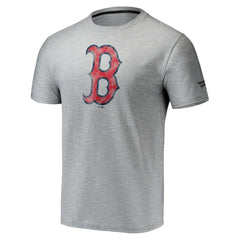 Boston Red Sox Team Logo Space-Dye T-Shirt - Gray