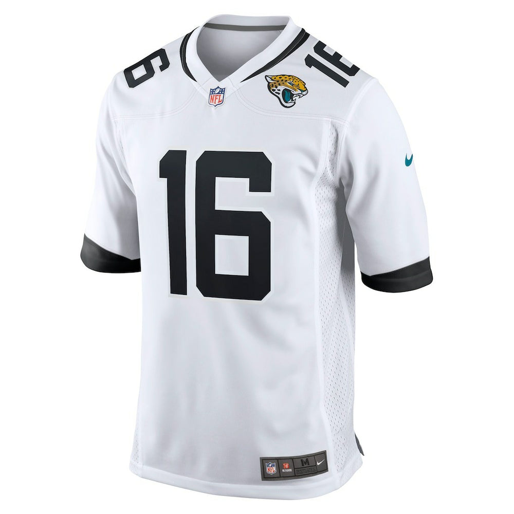 NFL Jacksonville Jaguars Trevor Lawrence  White Game Jersey