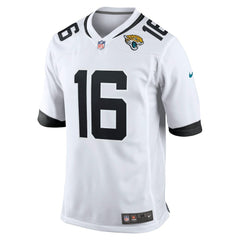 NFL Jacksonville Jaguars Trevor Lawrence  White Game Jersey