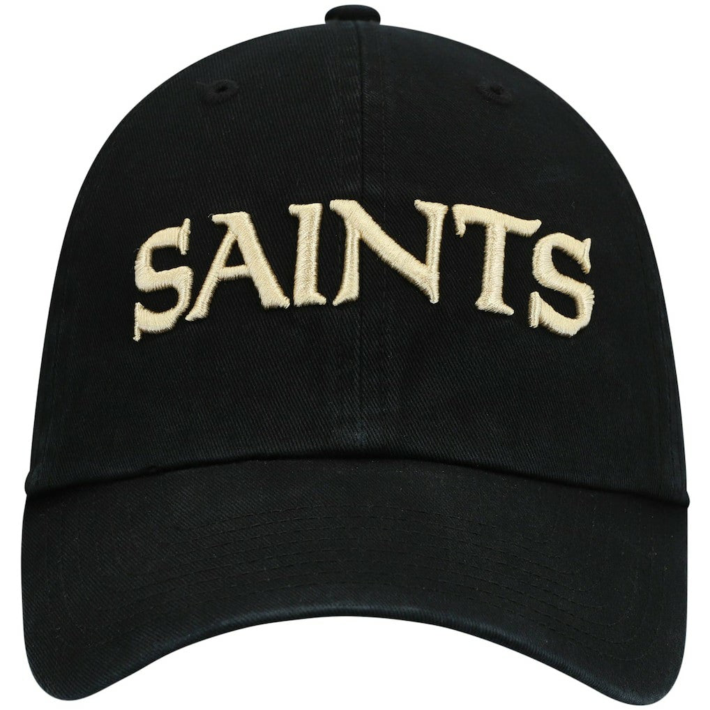 NFL New Orleans Saints '47 Clean Up Script Adjustable Hat