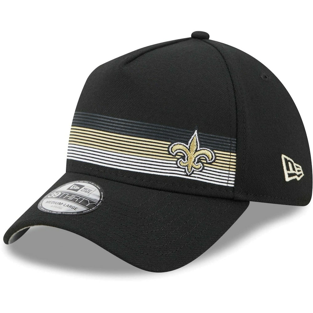 NFL New Orleans Saints Flawless Stripe 39THIRTY Flex Hat