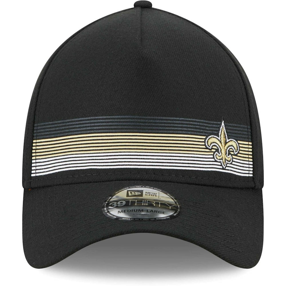 NFL New Orleans Saints Flawless Stripe 39THIRTY Flex Hat