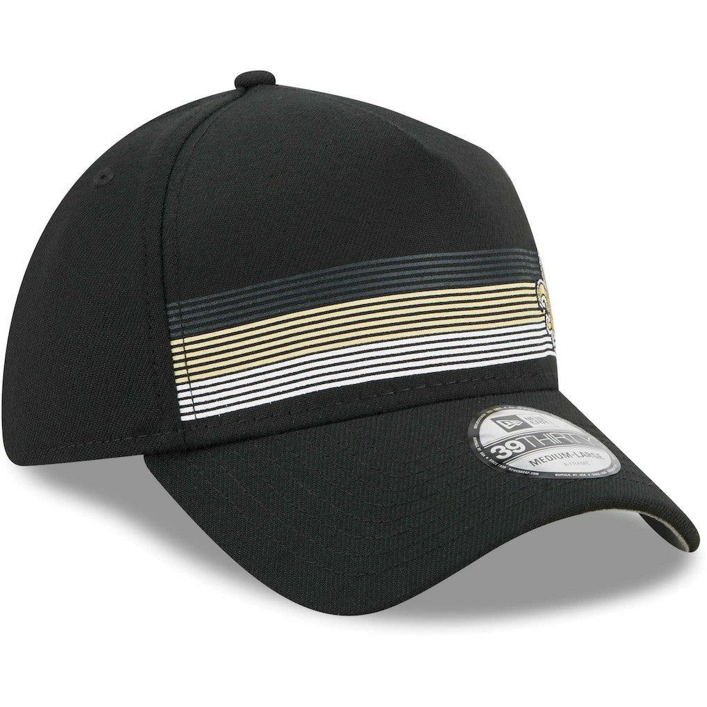 NFL New Orleans Saints Flawless Stripe 39THIRTY Flex Hat