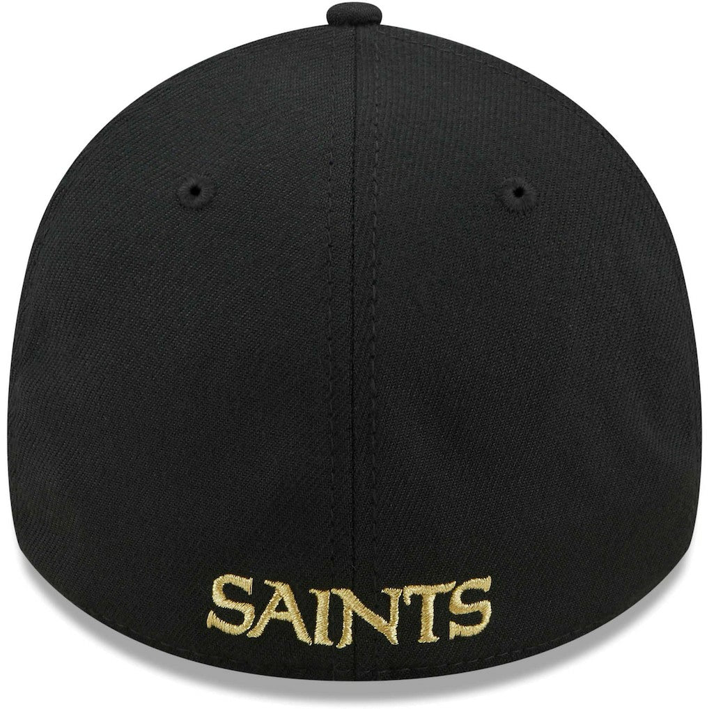 NFL New Orleans Saints Flawless Stripe 39THIRTY Flex Hat