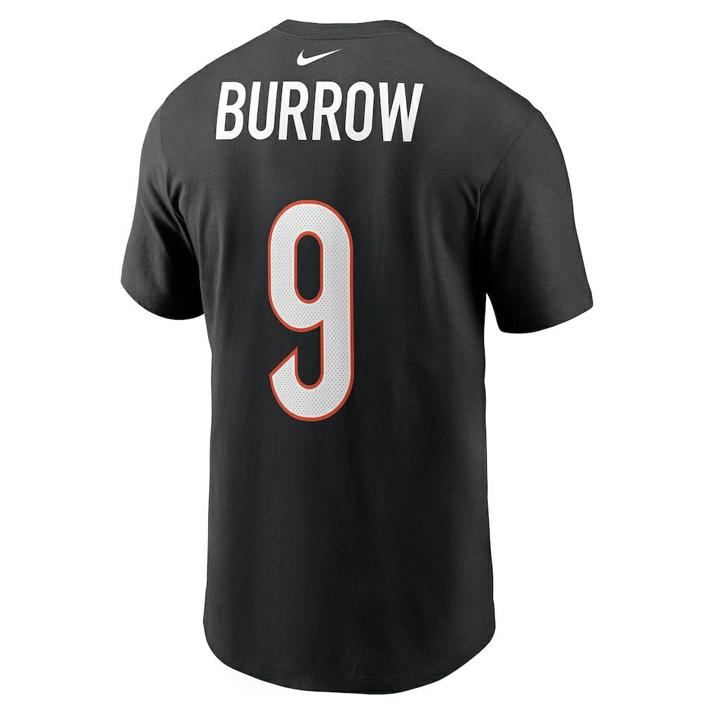 NFL Cincinnati Bengals Joe Burrow  Player Name & Number T-Shirt