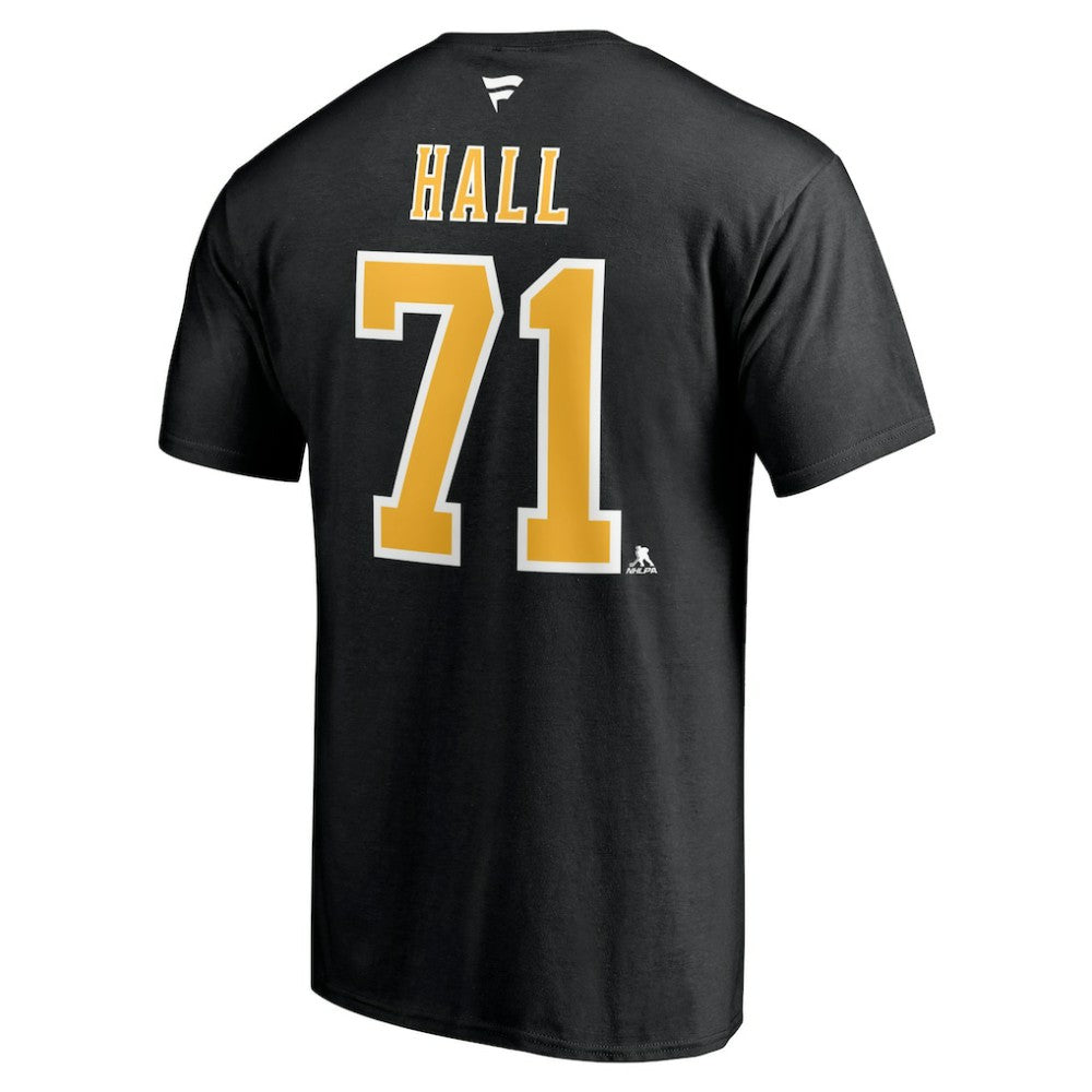 Taylor Hall Boston Bruins Fanatics Authentic Stack Name & Number T-Shirt