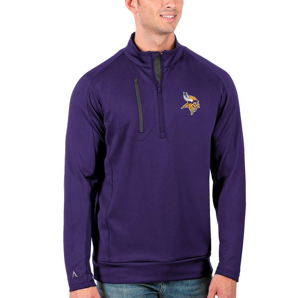 NFL Minnesota Vikings Antigua Generation Quarter-Zip Pullover Jacket