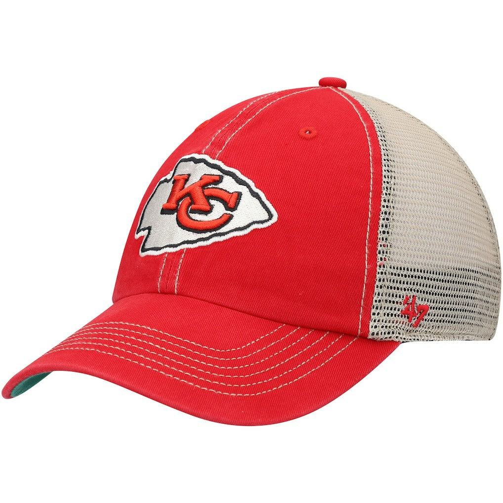 NFL Kansas City Chiefs '47 Trawler Trucker Clean Up Snapback Hat