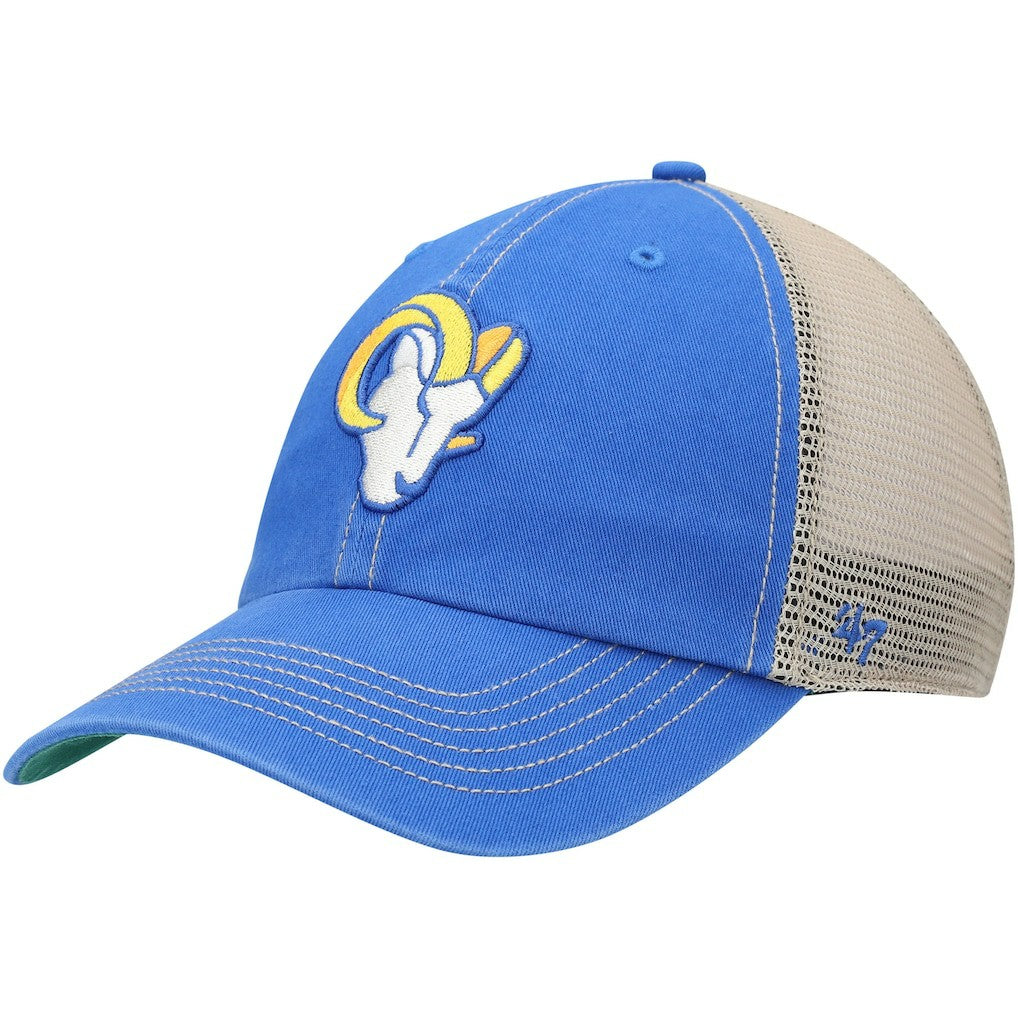 NFL Los Angeles Rams '47 Head Trawler Trucker Clean Up Snapback Hat