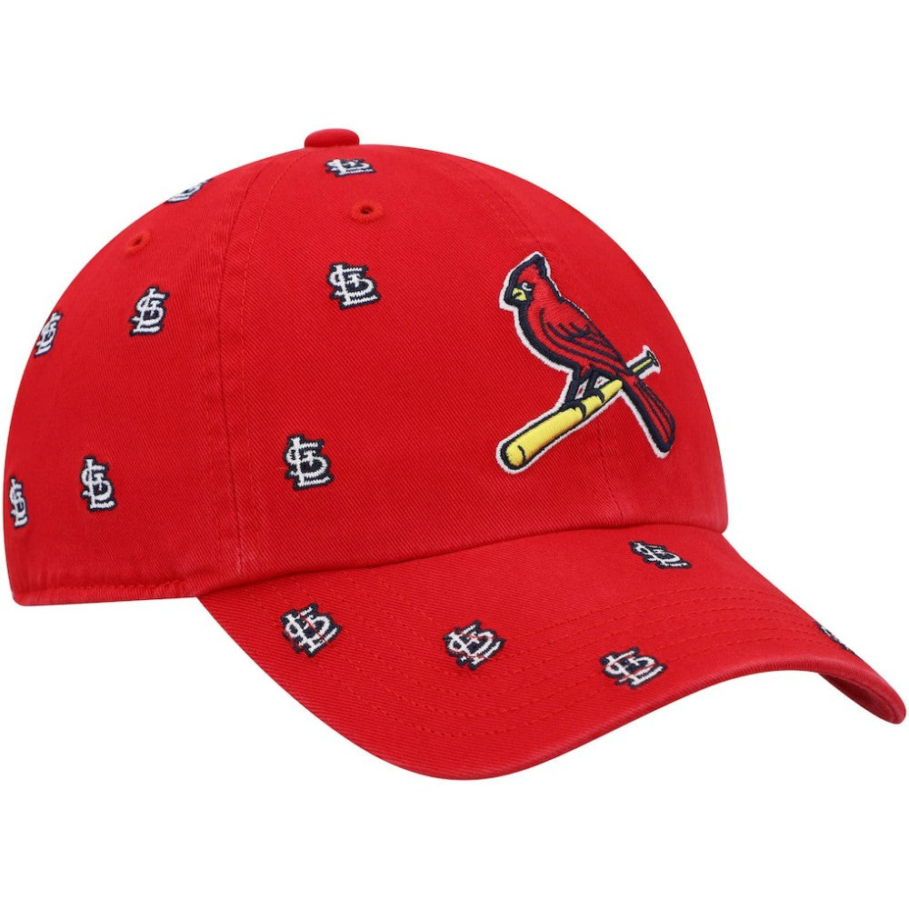 St. Louis Cardinals Confetti Clean Up Adjustable Hat - Red | 47 brand