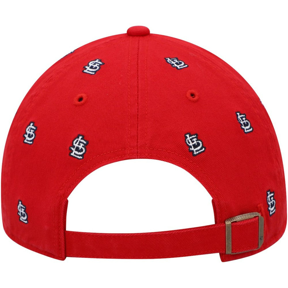 St. Louis Cardinals Confetti Clean Up Adjustable Hat - Red | 47 brand
