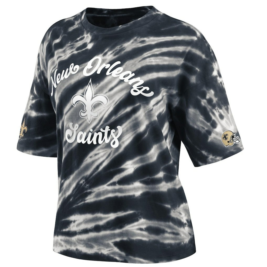 NFL New Orleans Saints WEAR by Erin Andrews Women's Tie-Dye T-Shirt