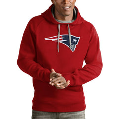 NFL New England Patriots Antigua Victory Pullover Hoodie