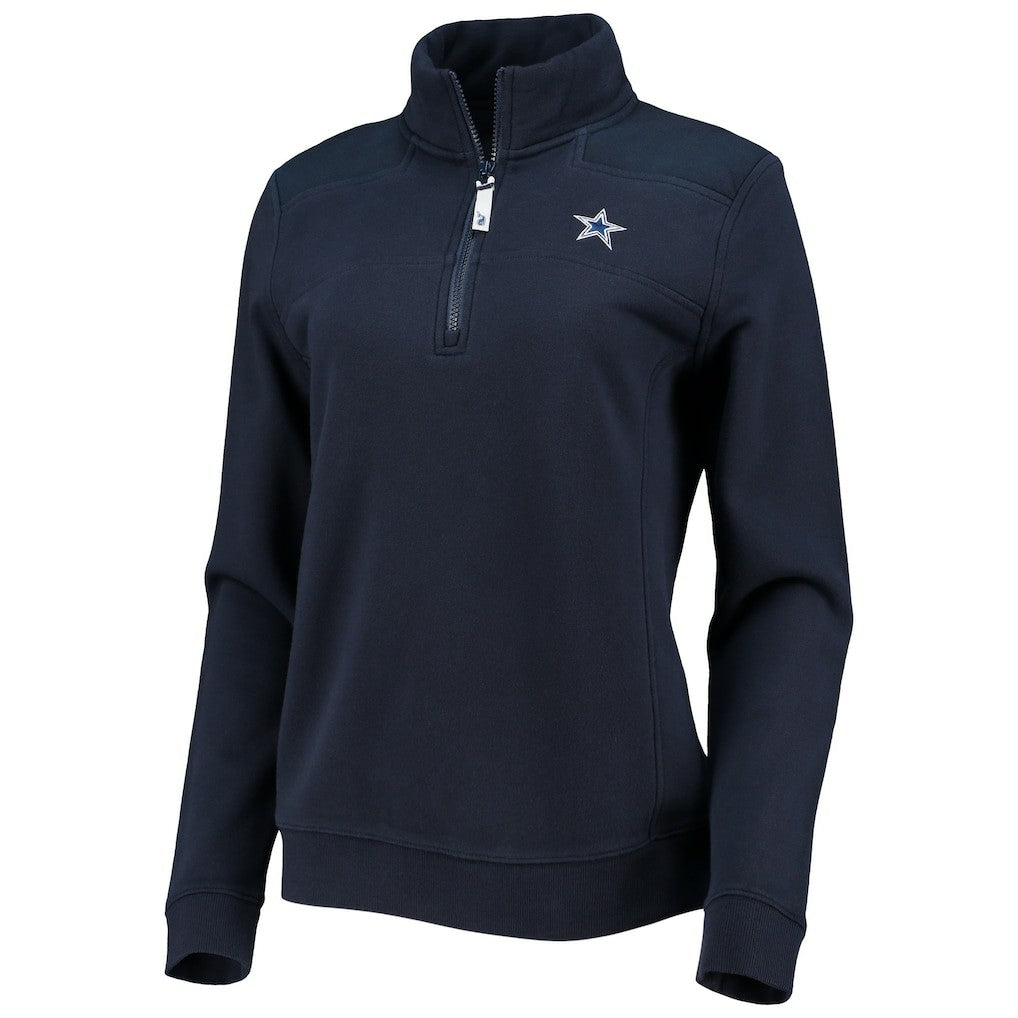 NFL Dallas Cowboys Vineyard Vines Women's Shep Shirt Quarter-Zip Sweatshirt