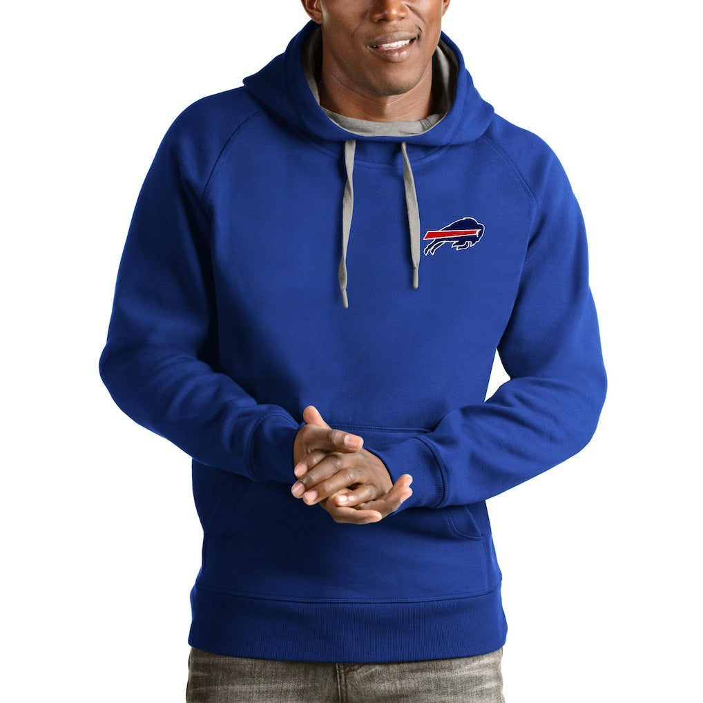 NFL Buffalo Bills Antigua Logo Victory Pullover Hoodie