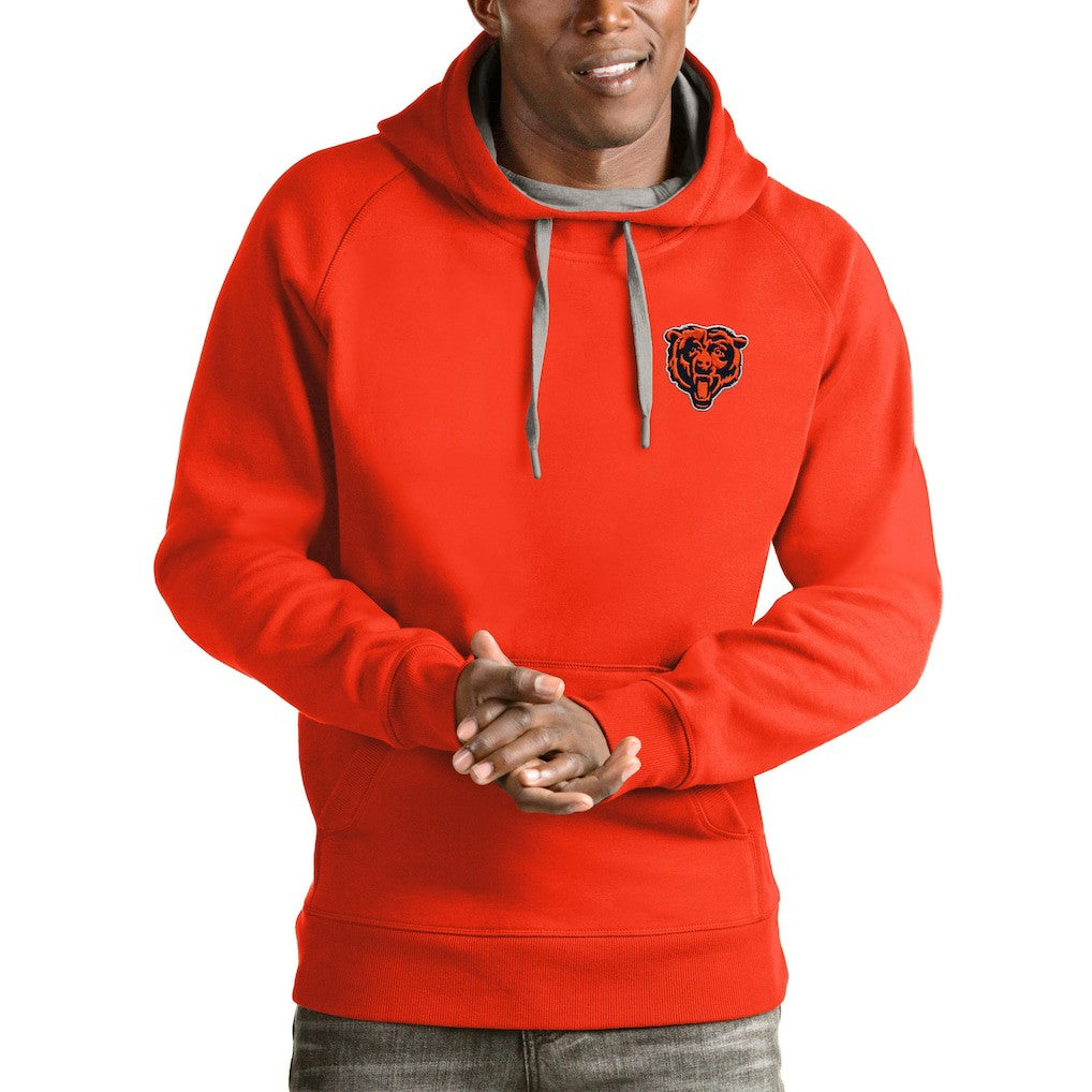 NFL Chicago Bears Antigua Logo Victory Pullover Hoodie