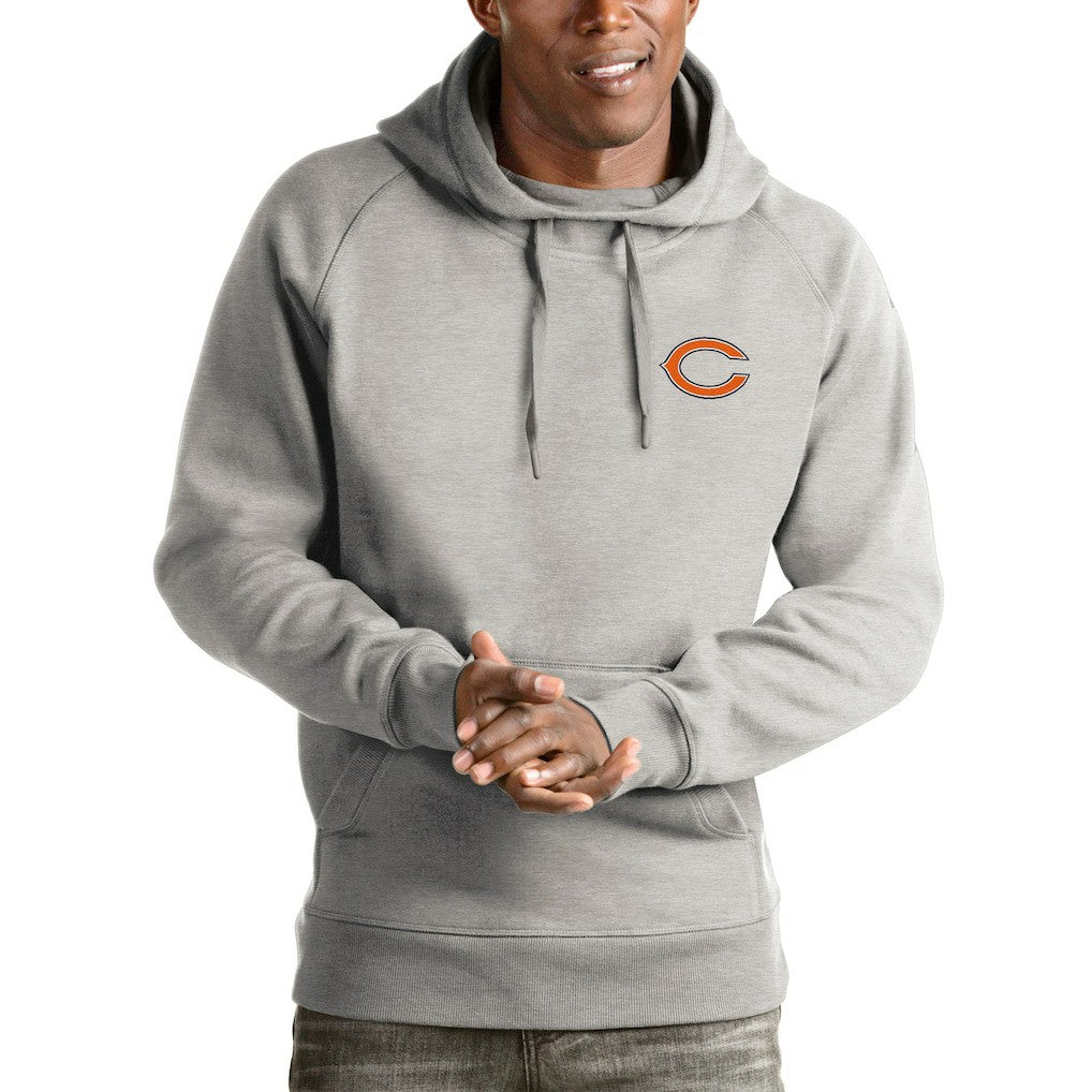NFL Chicago Bears Antigua Logo Victory Pullover Hoodie