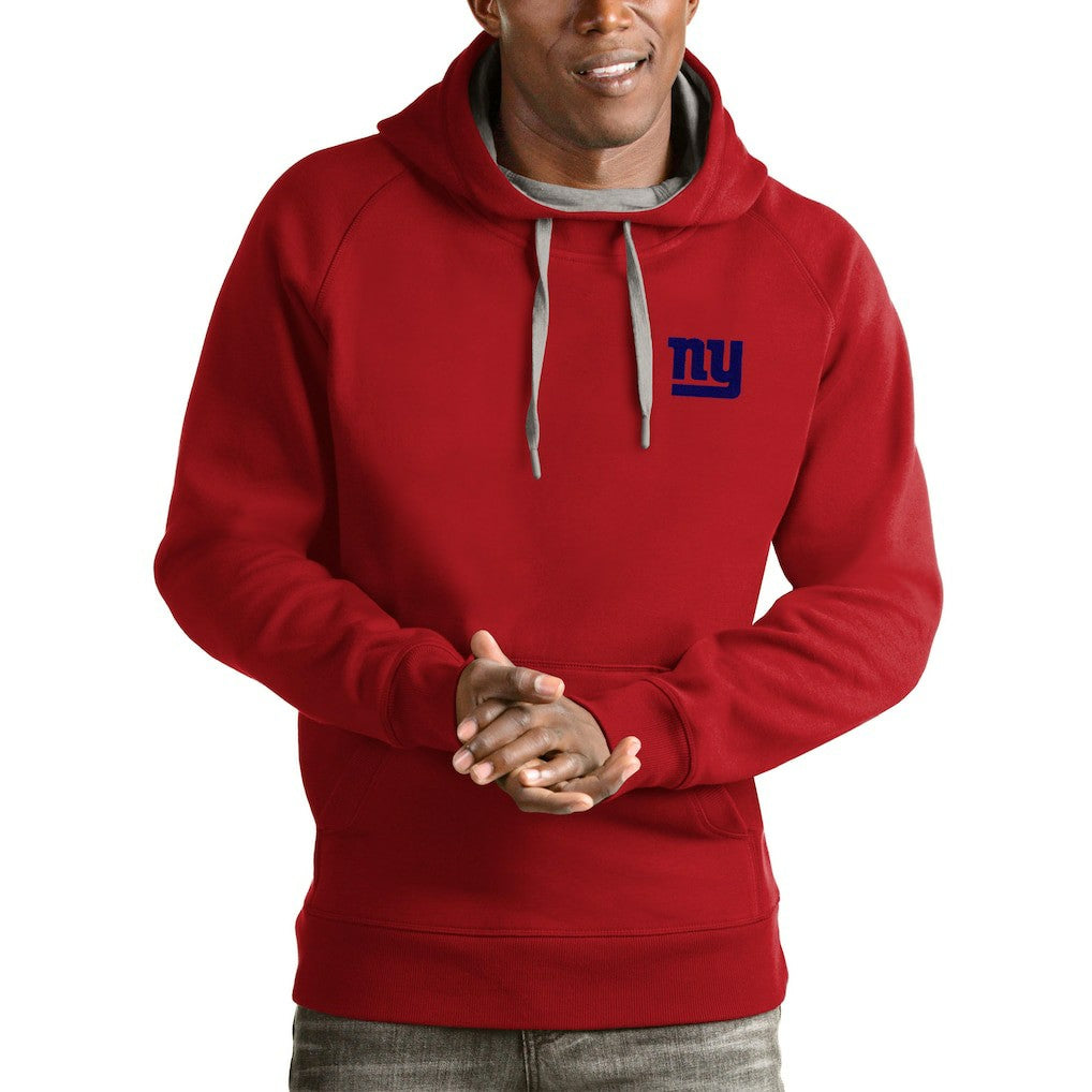 NFL New York Giants Antigua Logo Victory Pullover Hoodie