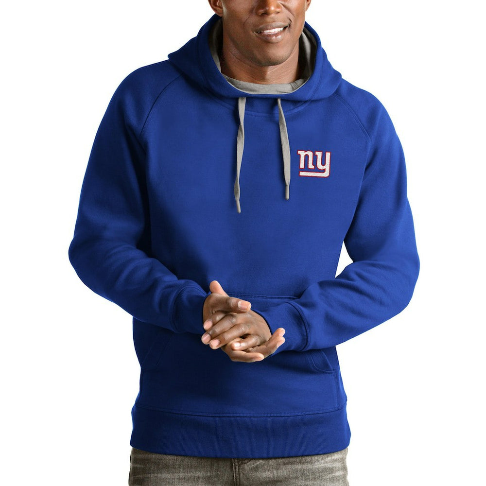 NFL New York Giants Antigua Logo Victory Pullover Hoodie