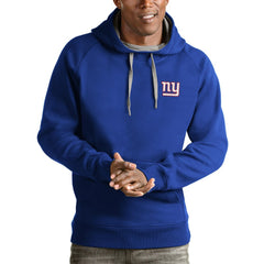 NFL New York Giants Antigua Logo Victory Pullover Hoodie