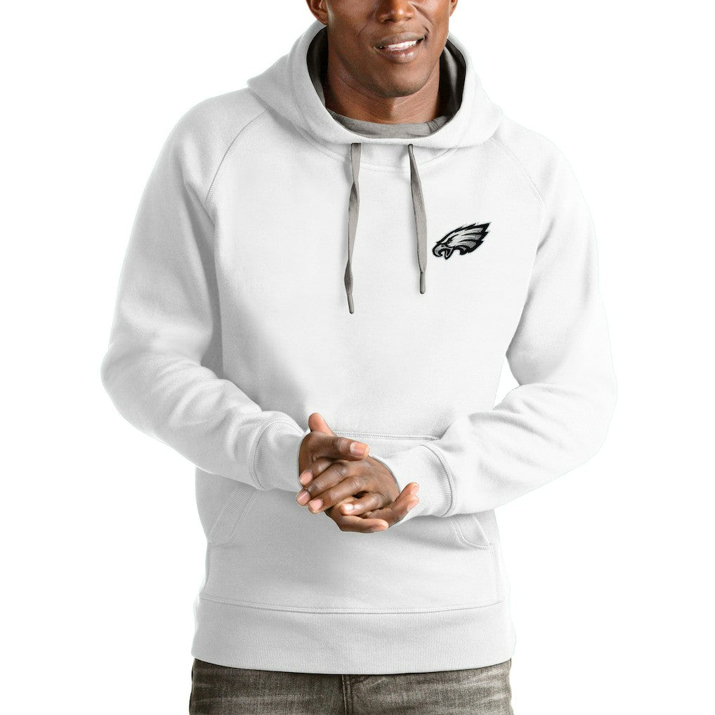 NFL Philadelphia Eagles Antigua Logo Victory Pullover Hoodie